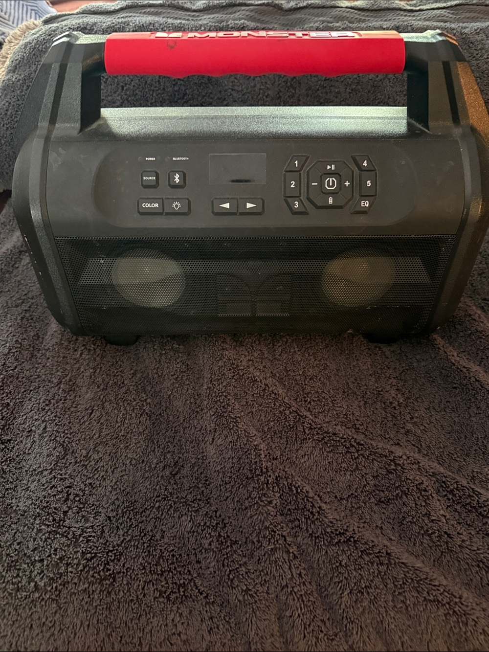 Portable Bluetooth Party Speaker with Red Handle
